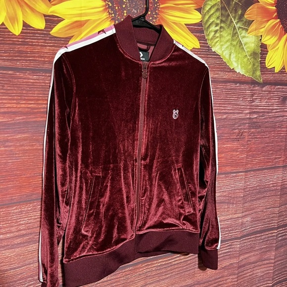 Converse Miley Cyrus collab velour track jacket Size Small - Picture 2 of 5
